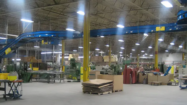 Image: Manufacturing plant at Hickory, NC Headquarters.